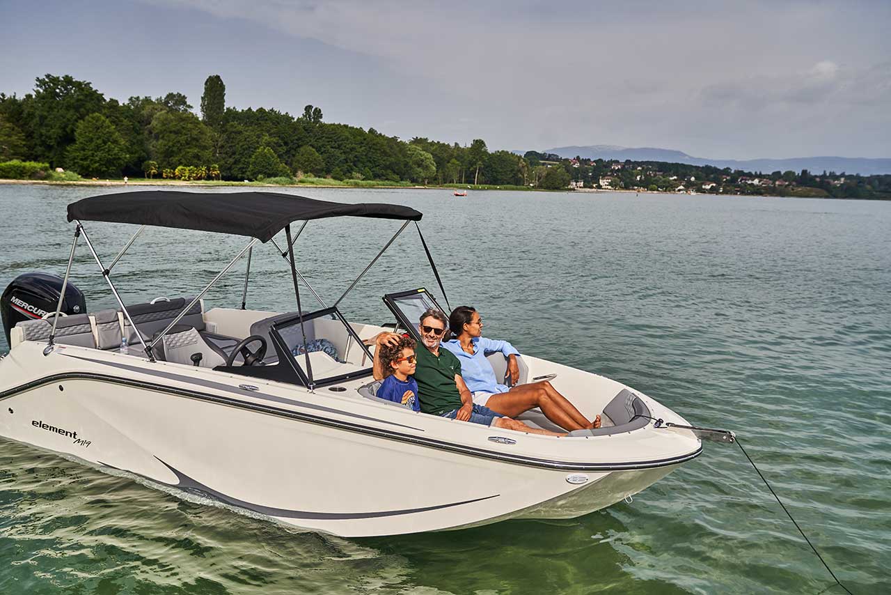 Bayliner M19, cockpit